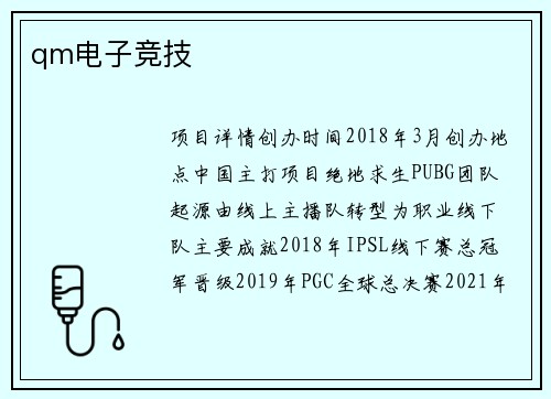 qm电子竞技